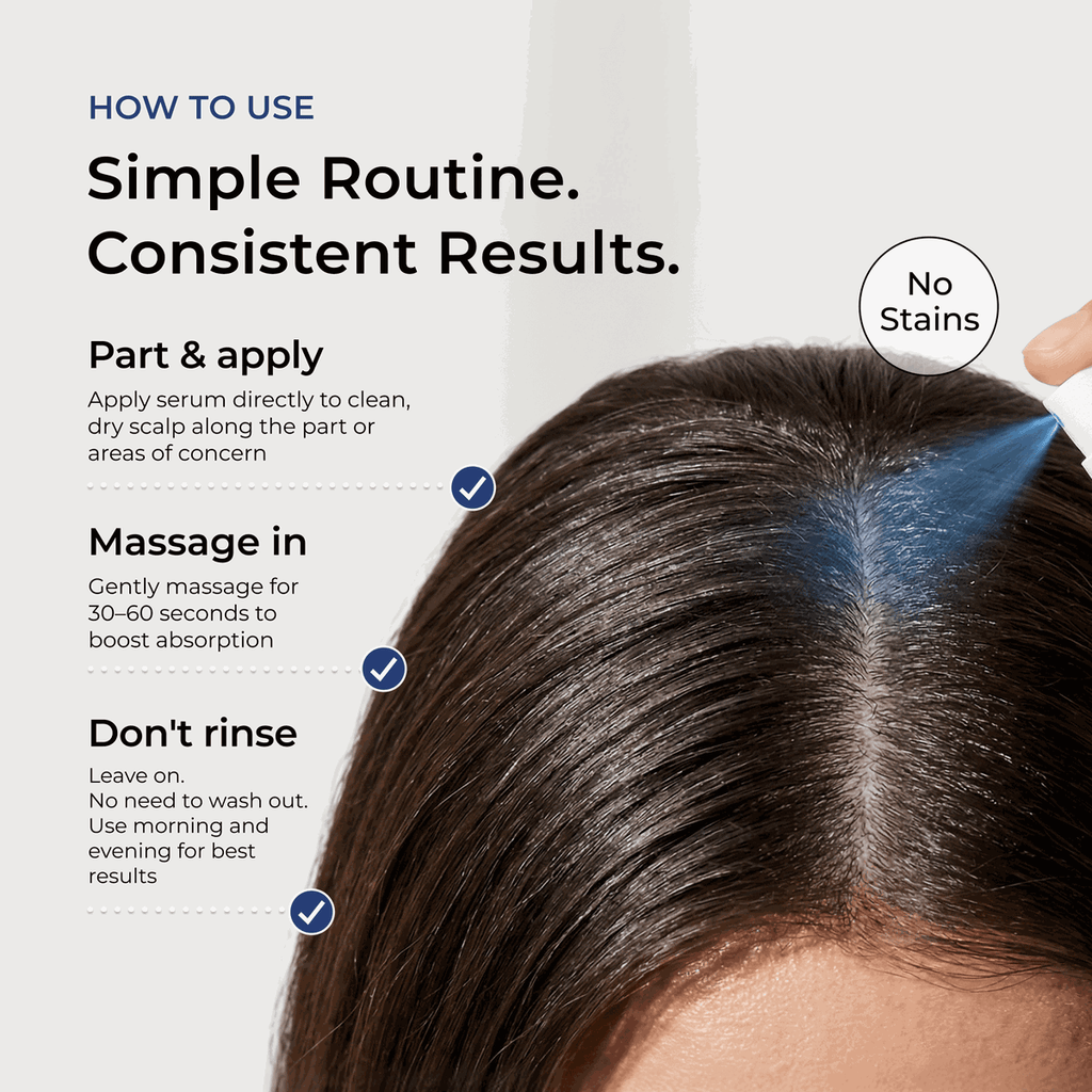 maneup ghk cu hair serum how it works Growth Intense with Copper Peptide GHK-Cu Mayraki 1 ratio to support skin GHK-Cu for Hair Growth: Before